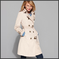 London Fog Belted Trench Coat